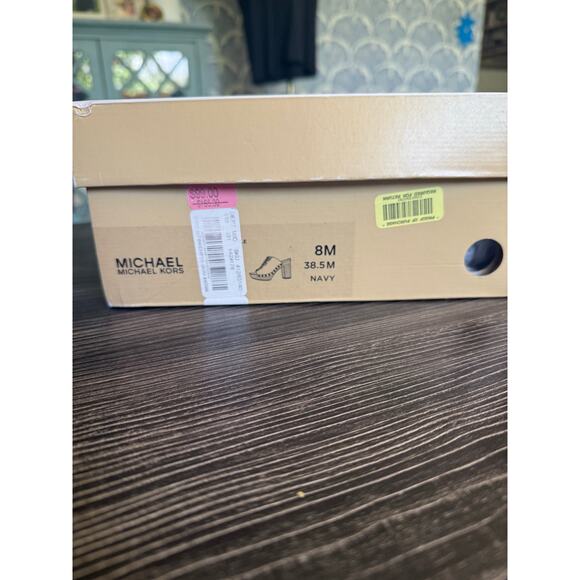 MICHAEL Michael Kors Clog Mule Sandal Sport Suede w/ Metal Studs Sz. 8 - Picture 9 of 10